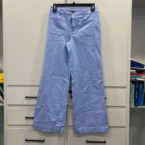 Sky blue loft trousers